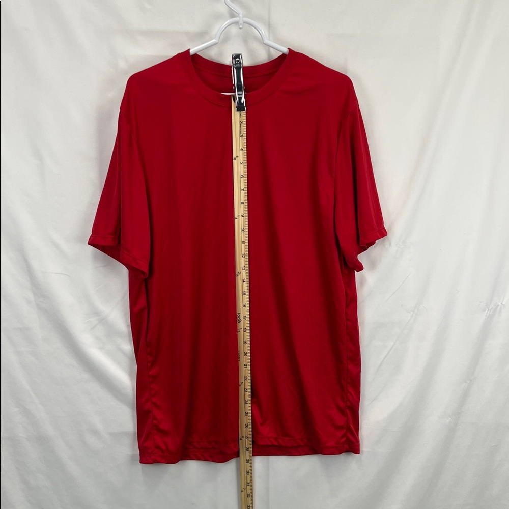 Hanes - Cool Dry - Men’s Quick drying Tee Shirts - 2 Pack - Red and Gray - XL - Picture 3 of 8